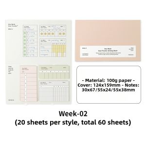 Goal Tracking Weekly Planner Sticky Notes