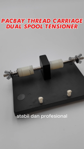 PACBAY THREAD CARRIAGE DUAL SPOOL TENSIONER Fishing Component Add-on for RODSMITH ROD WRAPPER
