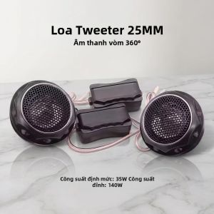 1 Cặp Loa Tweeter Ô Tô T280 Cao Cấp 140W Âm Thanh HIFI Màu Đen Âm Thanh Stereo Loa Cao Tần Có Tụ Điện