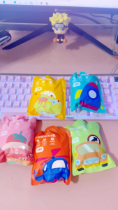 Jas hujan anak pocket animal sekali pakai / rain coat dispossable / ponco / jas hujan topi travel size