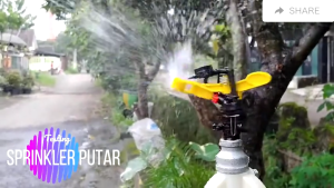 ELink Alat Siram Impact Rain Air Untuk Kebun Ladang Debu Rocking Arm Muter 360 Derajat - Rotate Sprinkler Spray Nozzle Air Irigasi Taman 1/2" - Alat Penyiram Tanaman Sprinkler Irigasi Taman Berputar 360 Derajat