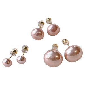 Hoa Tai Ngọc Trai Màu Bánh Bao Schmitt Dành Cho Nữ Thanh Lịch Thời Trang Mới 2024 Trang Sức Cao Cấp Trang Trí Tai