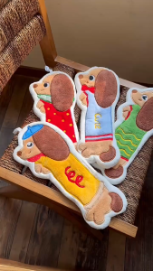 ผ้าเช็ดมือ การ์ตูน ลายดัชชุนด์ ดูดซับน้ำดี แห้งทันที