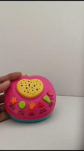 Apple Quran Learning With LED Mainan Edukasi Muslim Bimbingan Belajar Mengaji Berdoa - Alat Bantu Belajar Doa-Doa Harian dan Surat Pendek - Dilengkapi Lampu Proyektor