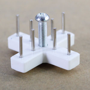 8-Pin Screw Hanging Reinforcement Screwless Long Needle Wire-Wrap Board Installation Fixed Hook 4 Monitoring Wallpaper Wall Grille Nail