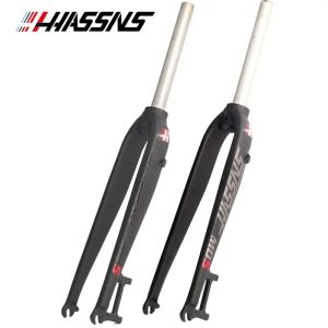 HASSNS Rigid Fork MTB Aluminum Alloy 26/27.5/29inch Mountain Bike Fork for V Brake Straight Tube Cycling Accessories Hard Fork