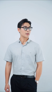 Áo sơ mi nam ngắn tay cao cấp Starry Dye Dugarco 238SMSB22053