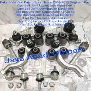 Paket Kaki kaki Mitsubishi Triton Pajero Sport 2008-2015 Original 18pc