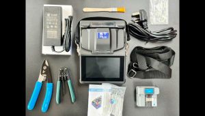 S2 Intelligent Welding Fully Automatic Optical Fiber Fusion Splicer Splicing Machine With Touch Screen VFL OPM