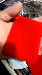 20pcs Red Drawstring Velvet Organza Pouch Red Jewelry Storage Bag Candy Storage Present Packaging