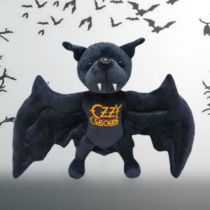 New 25cm Funny Ozzy Osbourne Bat Plush Toy Game Animation Surrounding High-Quality  Children Birthday Gift All Saints Day Gift