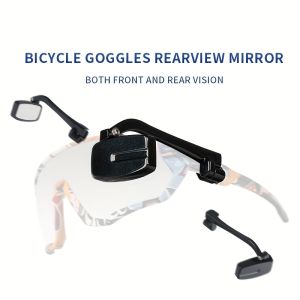 Cycling Bicycle Cycling Glasses Rearview Mirror Mini Helmet Reflector Multi-Angle Adjustable