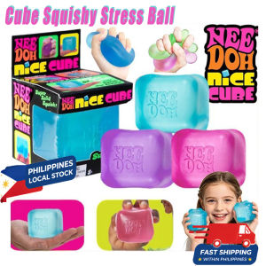 🇲🇾(Malaysia Stock) NeeDoh Nice Cube Schylling Cube Squishy Squeeze Stress Relief BALL with Super Solid Squishy Toy Slow Rising Pinch Decompression Toy for Kids and Adults ASMR