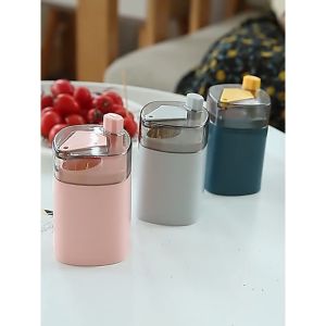 J Hộp Đựng Tăm Tự Động Bật Thông Minh Lúa Mạch - Lọ Đựng Tăm - Hũ Đựng Tăm Xỉa Răng Tự động Y