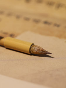 Pure Wolf Hair Brush for Cursive Script And Small Regular Script Professional Calligraphy Tool by Jinse Wenfang