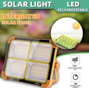 LED Solar Light USB Rechargeable Waterproof Super Bright Multifunction