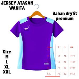 baju olahraga cewe terpopuler Jersey cewe baju senam jogging aerobic Jersey voly