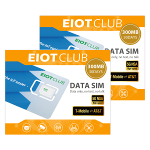 EIOTCLUB USA Prepaid SIM Card Supports AT&T and T-Mobile High Speed Data SIM for Phone Security Camera Router WiFi Hotspot