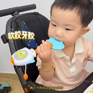 5Pcs Baby Rattle Gift Set | Hearing and Sound Development | Infant Music Instrument | Whistle Trumpet Teether Drum |