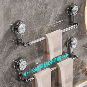 ตู้เสื้อเชิ้ตผ้าขนหนูแบบติดผนังด้วยแรงดึงสแตนเลส ไม่ต้องเจาะ ติดบนผนังได้แข็งแรง เรียบหรูสำหรับห้องน้ำ จัดเก็บอุปกรณ์อาบน้ำ