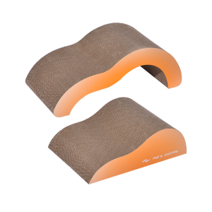 Double Layer Wear Resistant Cat Scratching Board Non Shedding Wall Mountable Cat Scratching Pad Couch Friendly Interactive Cat Toy