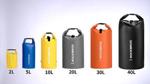 Rockbros Dry Bag Ocean Pack Waterproof Bucket Bag with Strap Fishing Outdoor Backpack Swim Camping Beg Kalis Air