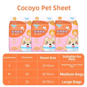Cocoyo | Deodorizing Thickened Absorbent Pet Pads 100 Sheets