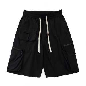 American Style Summer Loose Straight Leg Pants Men Women Casual Breathable Fashionable Workwear Shorts Five-Quarter Length