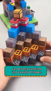 Yowxii Magnetic Blocks - Magnet Toys for Kids Magnetic Building Blocks Cubes Stacking Magnets School STEM Toys Birthday Gifts for Boys and Girls Age 3+ Years Old