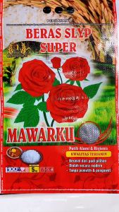 Karung Beras laminasi 5kg Mawarku - isi 50 lembar