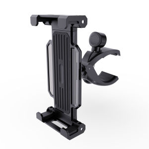 7-14 inch Tablet Holder Mount Spin Bike Phone Pad Holder Stand Universal Exercise Bike Handlebar Mount For Treadmill Ipad Pro