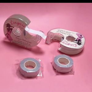5m Transparent Lingerie Tape Waterproof Dress Cloth Tape Women Anti-glare Invisible Stickers Width 16mm