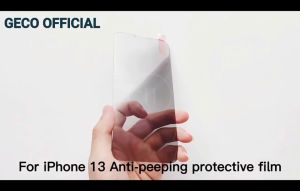 TG Tempered Glass Privacy Anti SPY Kaca Tanpa List Hitam Anti Gores Kaca Super Premium IPHONE