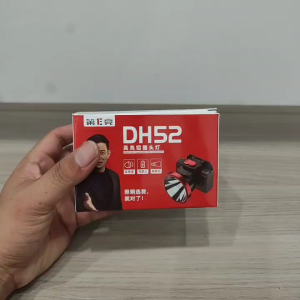 Đèn Pin Đội Đầu Pin Dùng 18 Tiếng DH 52 Choá Đèn 5cm Tích Hợp 2 Pin 18650 Sạc Type-C Trọng Lượng 115g