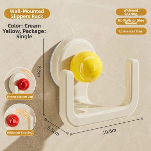 BAOJIAWANG | Wall-mounted Suction Bathroom Storage Rack Water Drainage