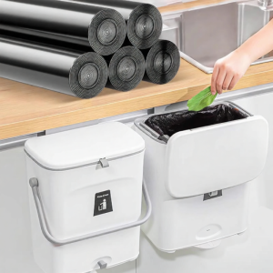 ZHANGJI | Easy-peel Thick Kitchen Wall-mounted Trash Bags