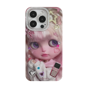 Ốp Lưng Bảo Vệ Toàn Diện Barbie Bé Gái Sweet Cool Cho Apple iPhone 16 pro Max 16 pro 16 15 pro Max 15 pro 15 14 pro Max 14 pro