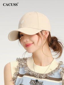 หมวกเบสบอล CACUSS ฤดูร้อน ระบายอากาศได้ดี ป้องกันแสงแดด หมวกชาย ทรงสี่เหลี่ยม ทรงปีกกว้าง ผ้าฝ้าย หมวกสำหรับทุกเพศทุกวัย