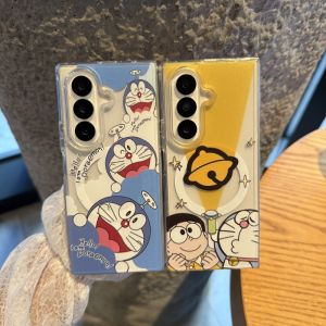 Doraemon Cat Magsafe Magnetic Absorption Samsung ZFold7 Flip Cover Foldable Screen Protection Case Cute Cartoon ZFold4/3 Dual-Sided Anti-Fall