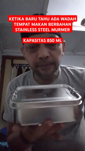 TaffHOME Kotak Makan Anti Tumpah Lunch Box Stainless Steel  350ml - KT273