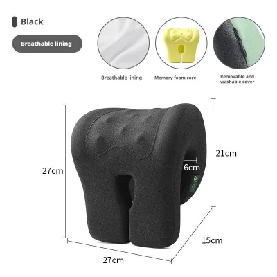 Office Chair Headrest Pillow Head Neck Shoulder Support Cushion Ergonomic Neck Rest Pillow Memory Foam Nap Sleeping Pillow