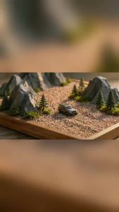 Model Scenery Sand 100g Pack - 0.5-1mm/1-2mm Sand for Diy RailwayDiorama Base Model Car Landscape& Military Scene Decoration