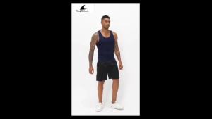 1-2Pcs Mens Shapewear Compression Shirt Tummy Control Slimming Vest Waist Trainer Body Shaper Corset Underwear High Elasticity