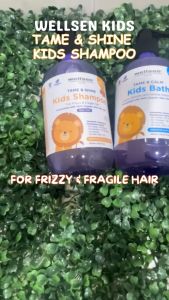 Wellsen Kids Syampu Kanak-Kanak untuk Rambut Halus & Kusut (Kids Shampoo Tame & Shine for Frizzy & Fragile Hair) 500ml