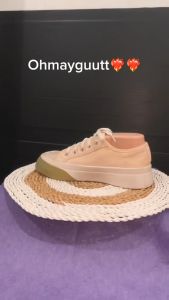 Sepatu Fashion Sport Wanita Hitam & Beige Kode 226