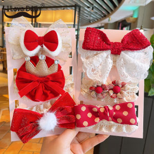 3Pcs/Set Cute Bowknot Baby Headbands Bow Crown Flower Newborn Toddler Elastic Turban Hair Band Sweet Girls Baby Hair Accessories