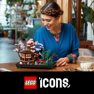 LEGO Icons 10315 Tranquil Garden (1363 Pieces) Building Block Toys Bricks