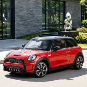 HEIMANBA | Mô Hình Mini Cooper 1:24 Có Đèn Và Âm Thanh Lái Trước Được Ủy Quyền