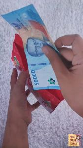 Dompet Klip Seri Natal Bisa Untuk Uang Kertas Tanpa Dilipat Souvenir Natal Sekolah Minggu Kristen Kristiani Katolik Nasrani