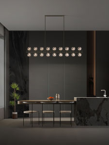 ZHENMEIJU | Modern Minimalist Nordic Creative Long Bar Chandelier